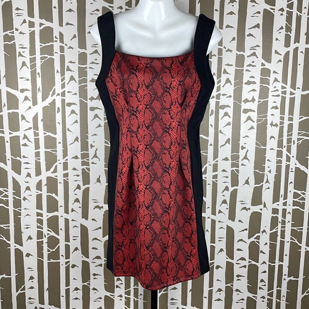 Radzoli Snake Print Bodycon Mini Dress M